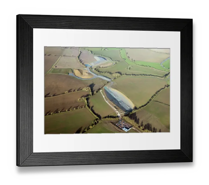 Framed Print : HS2 construction 33874_044