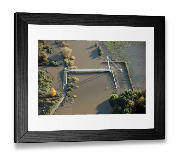 Framed Print : Flooding at Diglis 33871_019