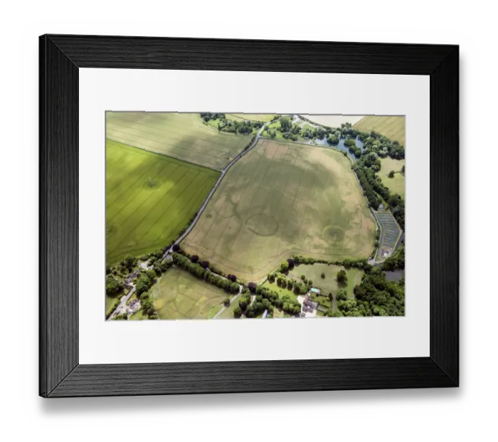 Framed Print : Ring ditch Cropmarks 33847_017 Framed Print : Ring ditch Cropmarks 33847_017