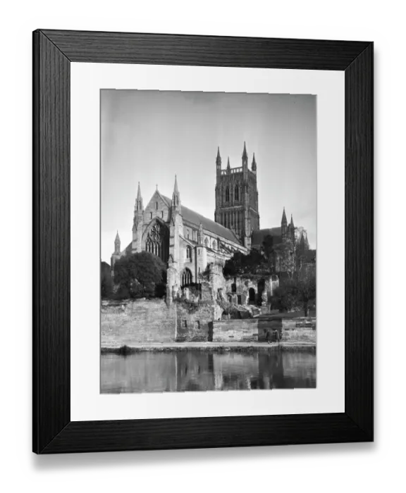 Framed Print : Worcester Cathedral a62_02560