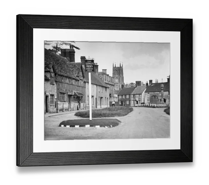 Framed Print : Steeple Ashton a62_02615