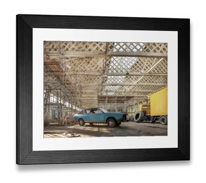 Framed Print : Disused hangar DP275584 Framed Print : Disused hangar DP275584