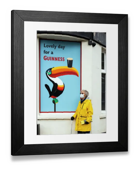 Framed Print : Toucan advertisement DP312492 Framed Print : Toucan advertisement DP312492