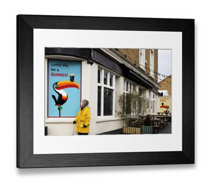 Framed Print : Toucan advertisement DP312493 Framed Print : Toucan advertisement DP312493