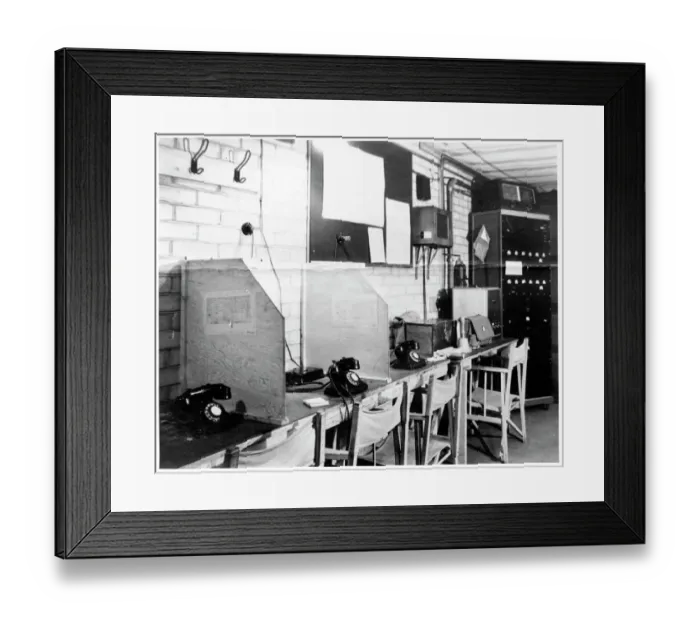 Framed Print : Wartime communications centre HAY03_01_035