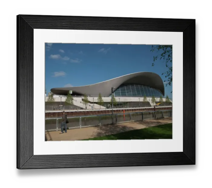 Framed Print : London Aquatics Centre PLA01_03_0001 Framed Print : London Aquatics Centre PLA01_03_0001