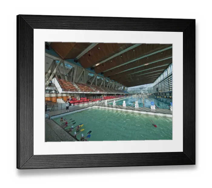Framed Print : Swimming lesson PLA01_03_0030 Framed Print : Swimming lesson PLA01_03_0030