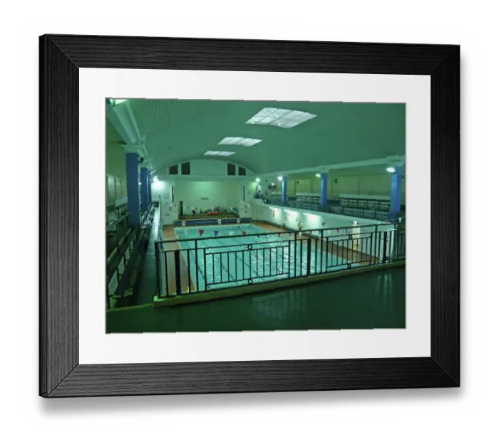 Framed Print : Clapham Baths PLA01_03_0067 Framed Print : Clapham Baths PLA01_03_0067