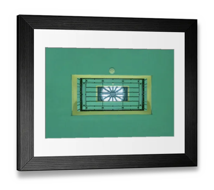 Framed Print : Roof light PLA01_03_0129