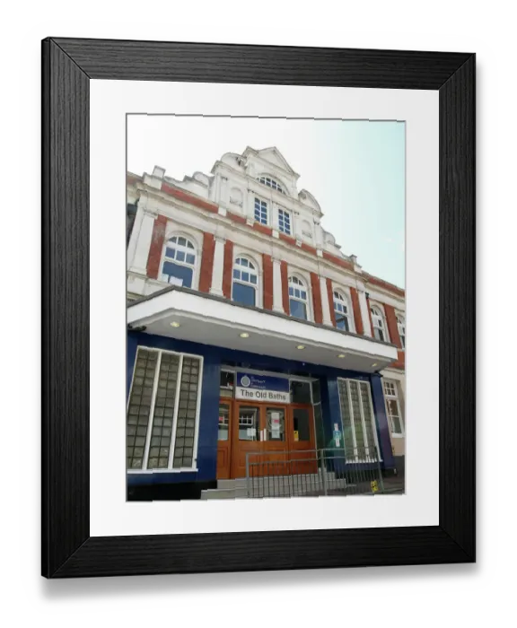 Framed Print : Woolwich Public Baths PLA01_03_0237