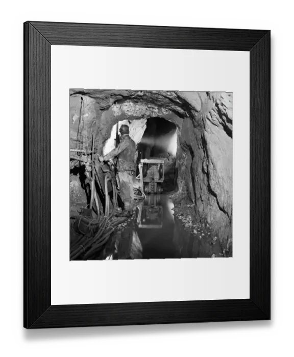 Framed Print : Mining PDA01_02_01_00001