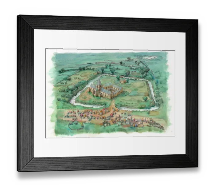 Framed Print : Latton Priory IC306_001 Framed Print : Latton Priory IC306_001