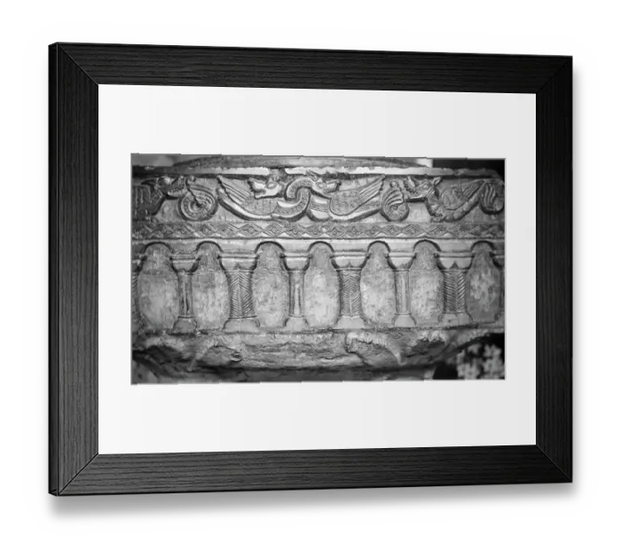 Framed Print : Tournai font BB49_00386