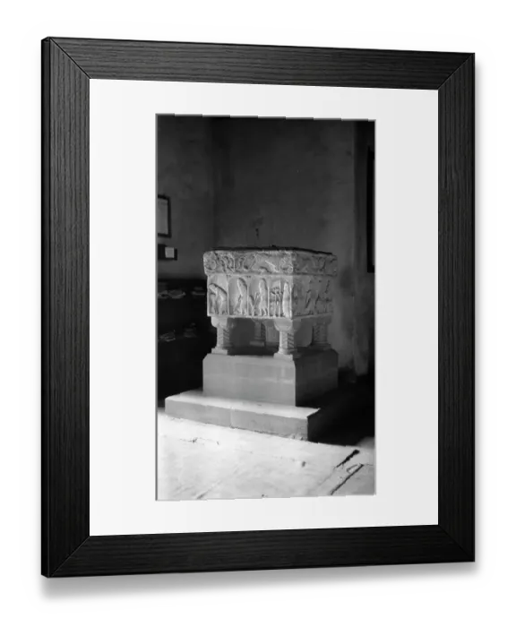 Framed Print : Burnham Deepdale font BB49_00393