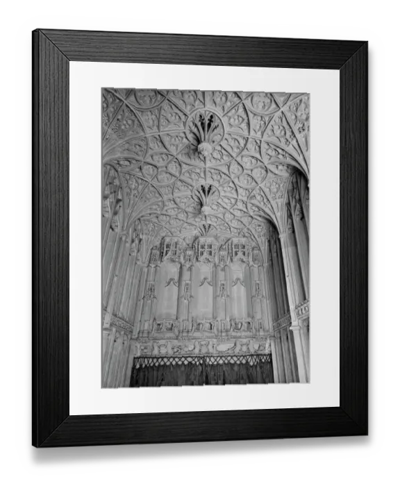 Framed Print : Fan vault HKR01_04_055