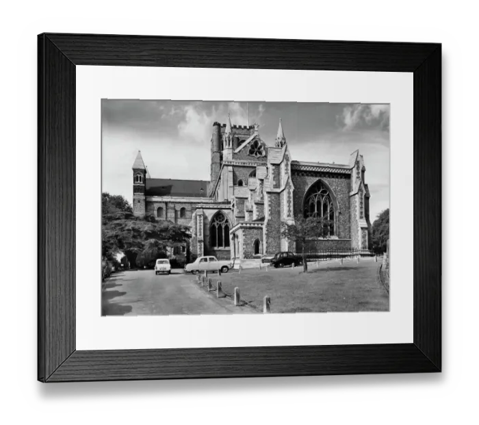 Framed Print : St Albans Abbey HKR01_04_010