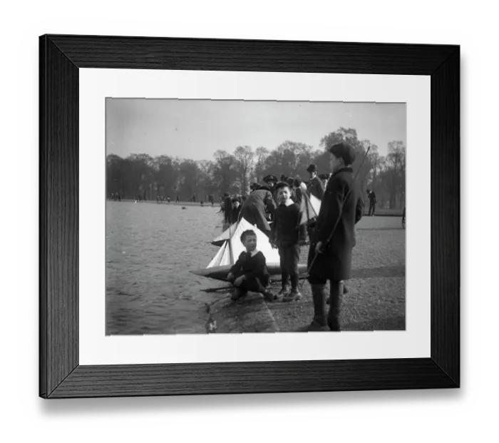 Framed Print : Model yacht club MCF01_02_0084