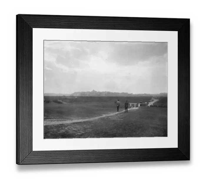Framed Print : Crossing a bridge MCF01_02_0127