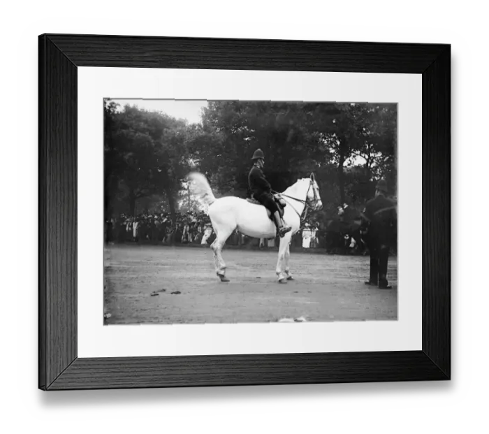Framed Print : Mounted policeman MCF01_02_0157