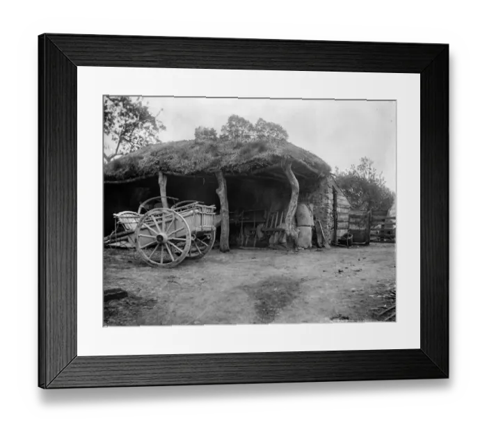 Framed Print : Cart shed MCF01_02_0189