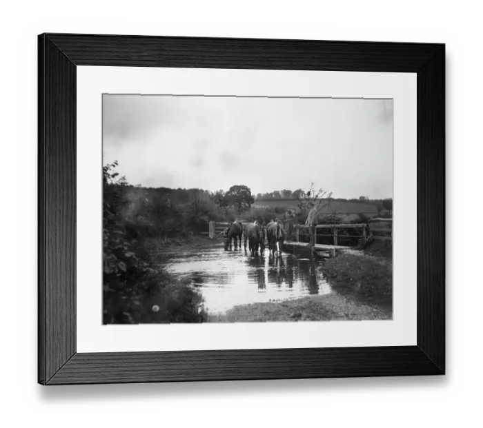 Framed Print : Crossing the ford MCF01_02_0505 Framed Print : Crossing the ford MCF01_02_0505