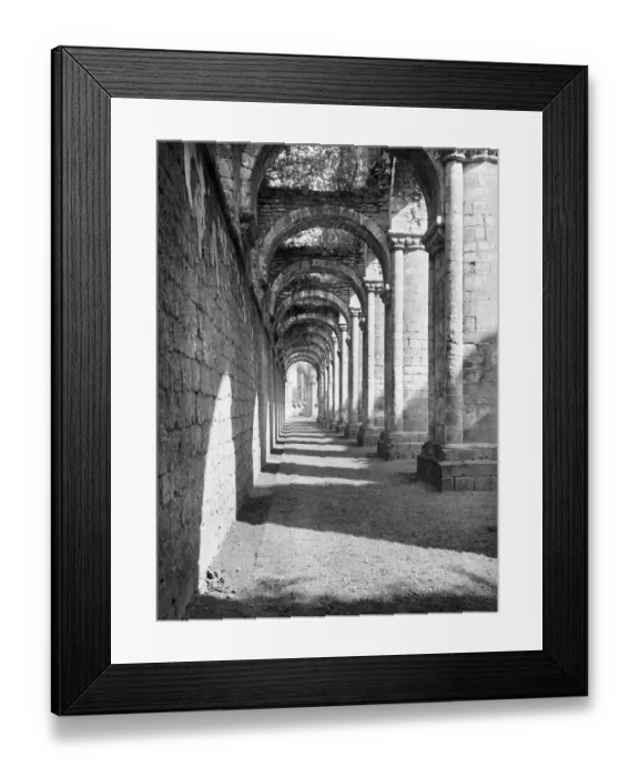 Framed Print : Ruined north aisle HKR01_04_108