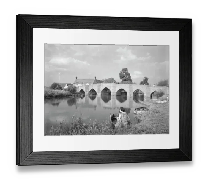Framed Print : New Bridge HKR01_04_279