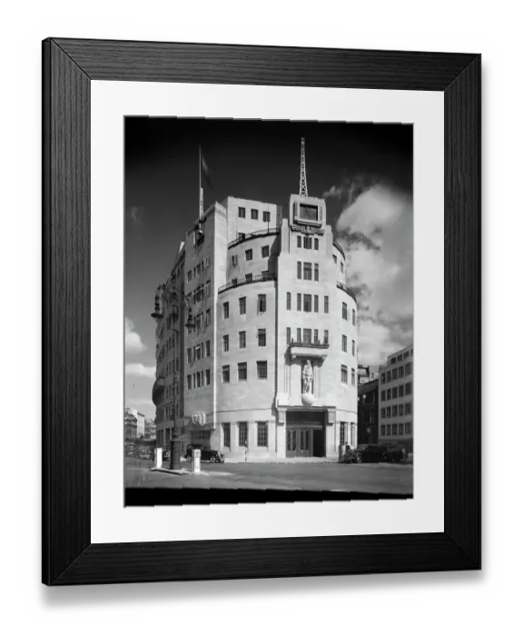 Framed Print : Broadcasting House HKR01_04_288