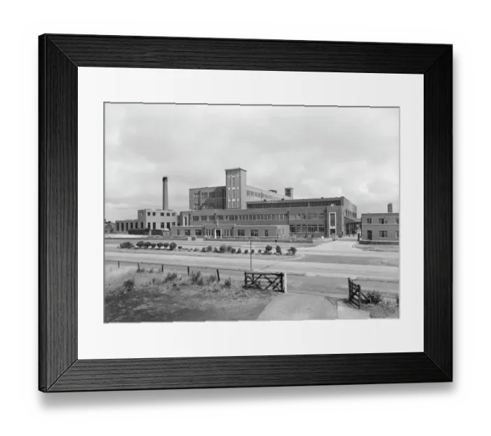 Framed Print : Aintree rayon factory HKR01_04_395
