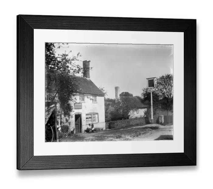 Framed Print : Beacons Bottom pub MCF01_02_0584