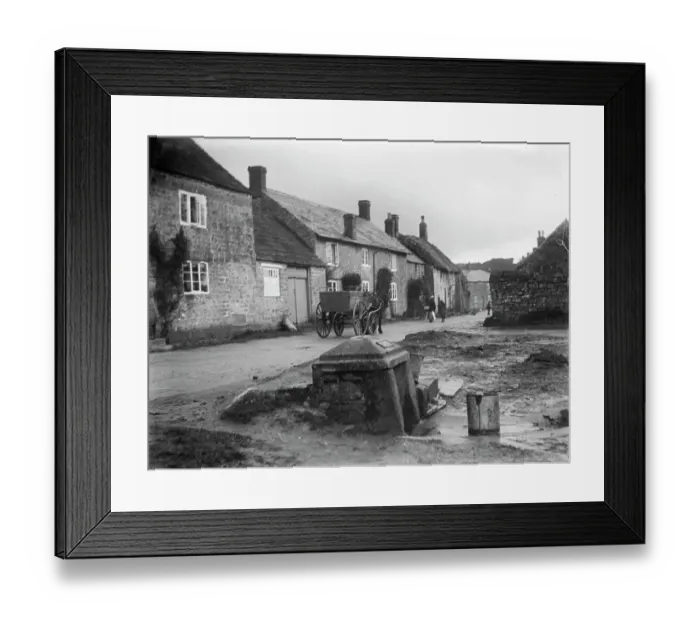 Framed Print : Village well MCF01_02_0672