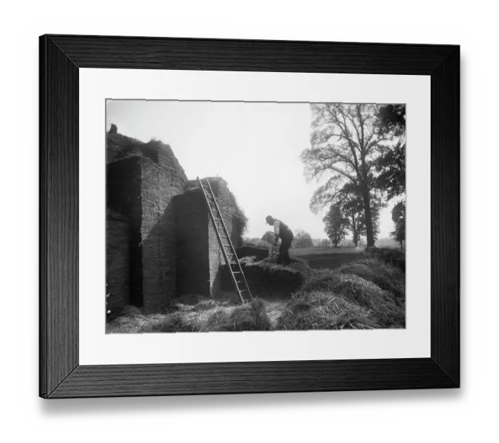 Framed Print : Haystack MCF01_02_0711