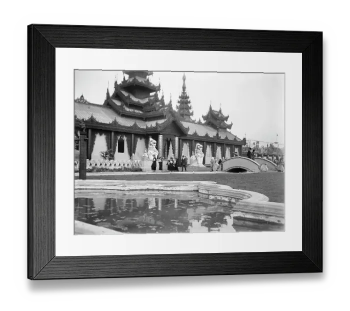 Framed Print : Burma Pavilion MCF01_02_0814 Framed Print : Burma Pavilion MCF01_02_0814
