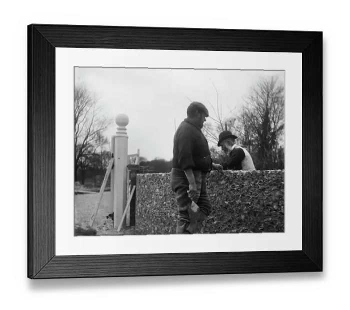Framed Print : Flint walling MCF01_02_1375
