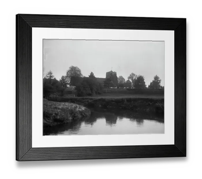 Framed Print : River Wey MCF01_02_1407