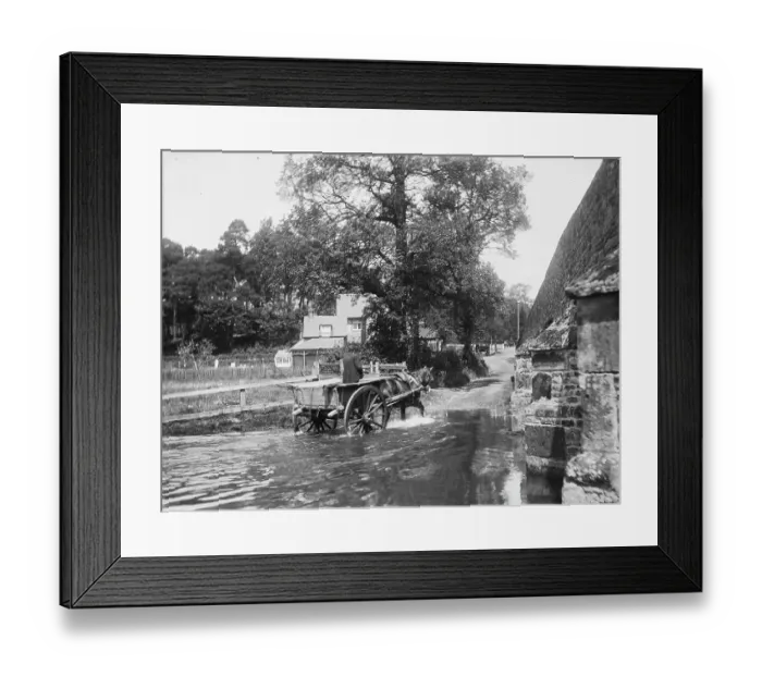 Framed Print : Cart crossing MCF01_02_1421 Framed Print : Cart crossing MCF01_02_1421