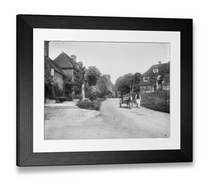 Framed Print : Donkey cart MCF01_02_1564