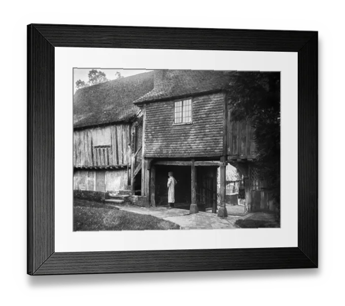 Framed Print : Lych gate MCF01_02_1580 Framed Print : Lych gate MCF01_02_1580