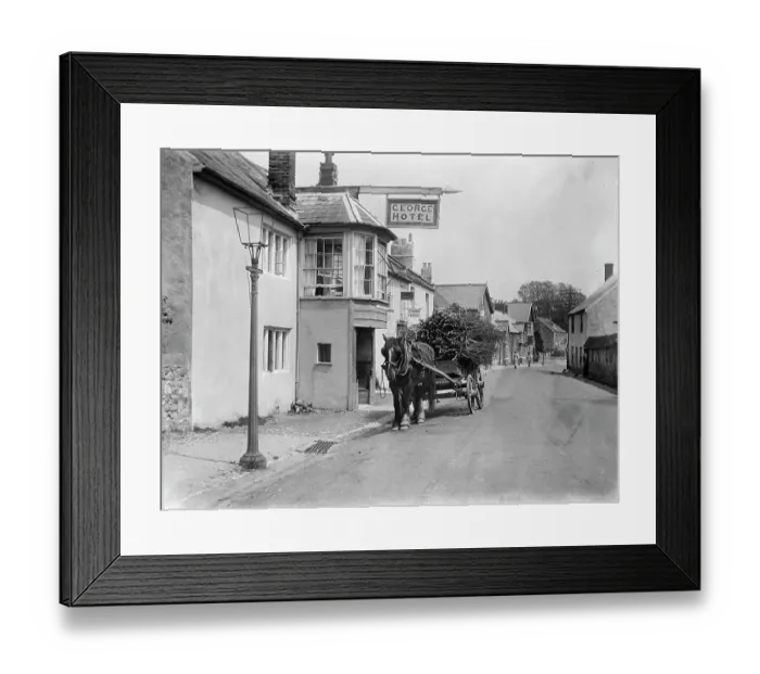 Framed Print : George Hotel MCF01_02_0830 Framed Print : George Hotel MCF01_02_0830
