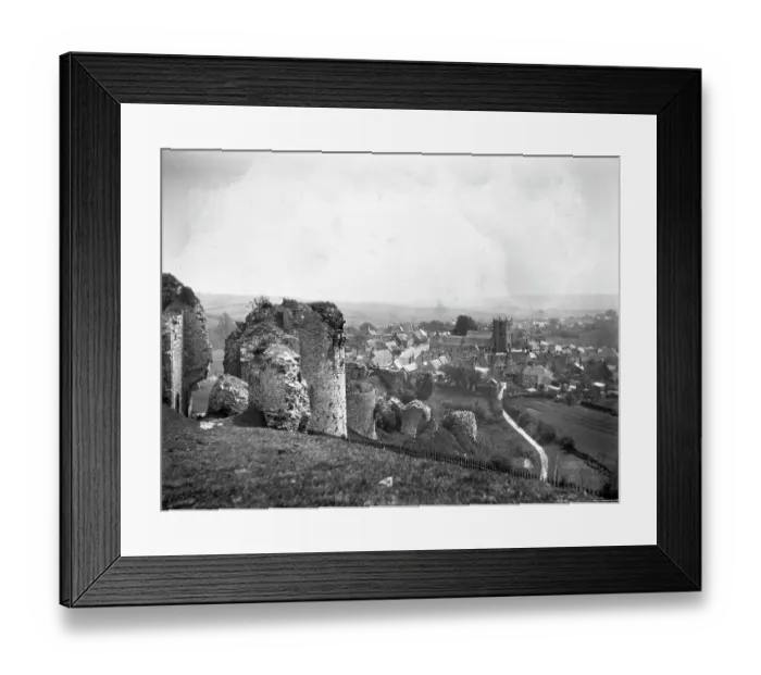 Framed Print : Corfe Castle MCF01_02_0976 Framed Print : Corfe Castle MCF01_02_0976