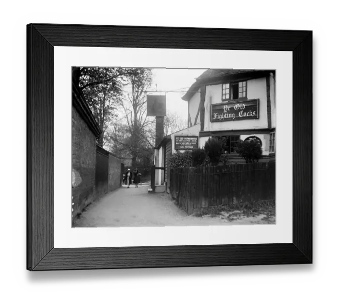 Framed Print : Ye Old Fighting Cocks MCF01_02_1016