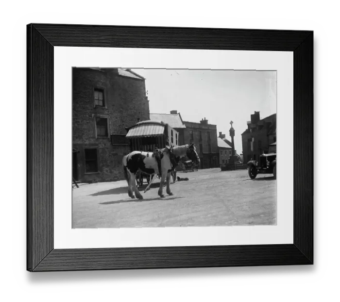 Framed Print : Stow Horse Market MCF01_02_1064