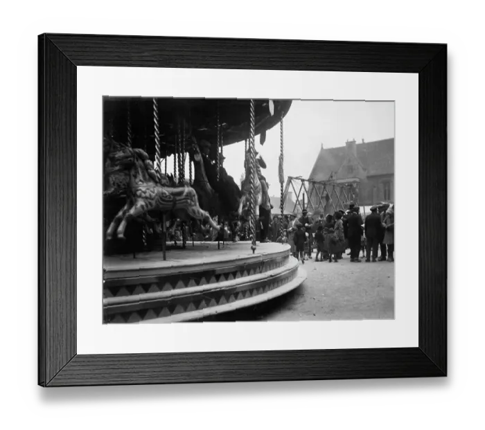 Framed Print : Stow Horse Market MCF01_02_1065