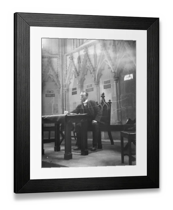 Framed Print : In the bishops chair MCF01_02_1256 Framed Print : In the bishops chair MCF01_02_1256