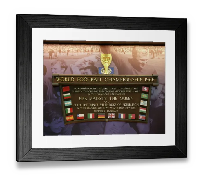 Framed Print : World Cup plaque PLA01_03_1174