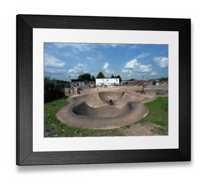 Framed Print : The Rom skatepark PLA01_03_1251