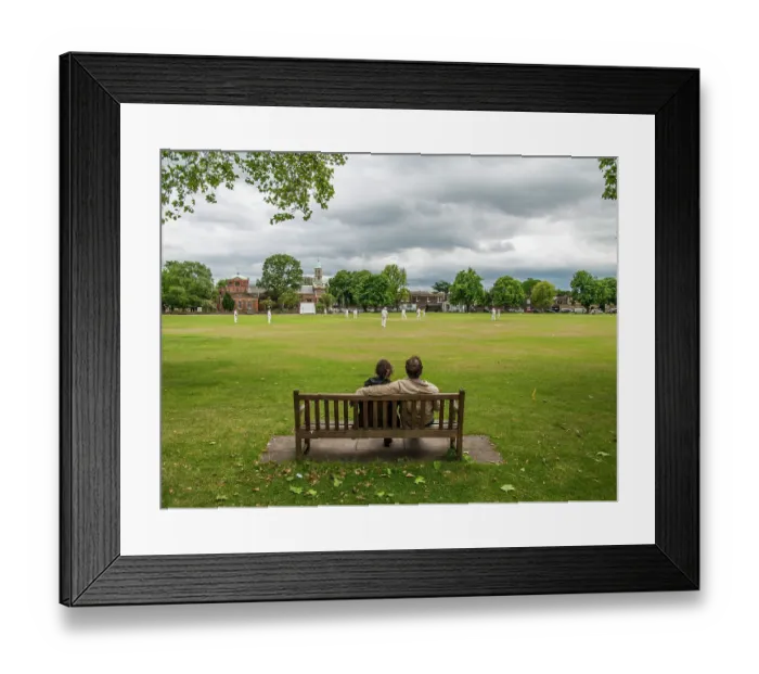 Framed Print : Watching the cricket PLA01_03_0440