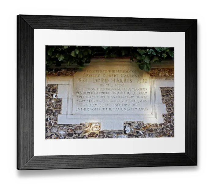 Framed Print : Lords memorial PLA01_03_0489