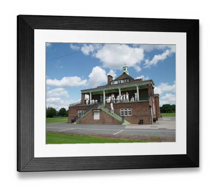 Framed Print : Cricket pavilion PLA01_03_0586
