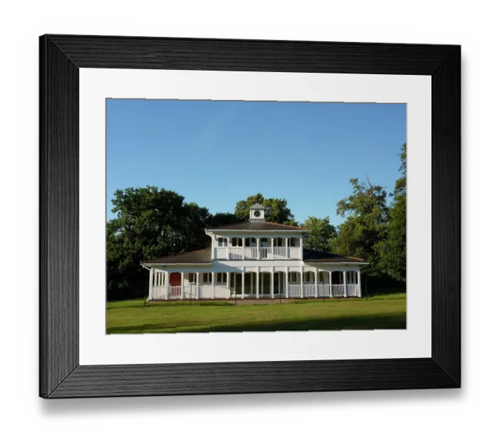 Framed Print : Repton Park Pavilion PLA01_03_0663